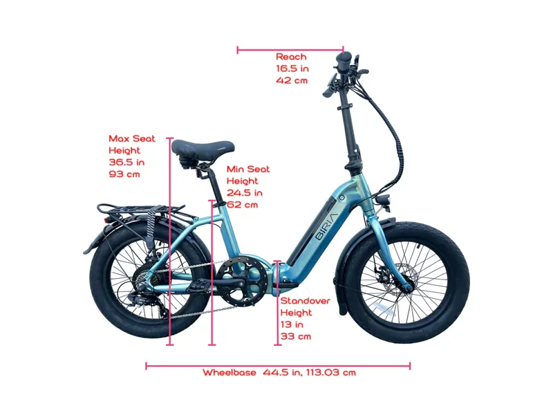 Biria ST 3.0-TREND Folding Step Through Pedal Assist Black-2