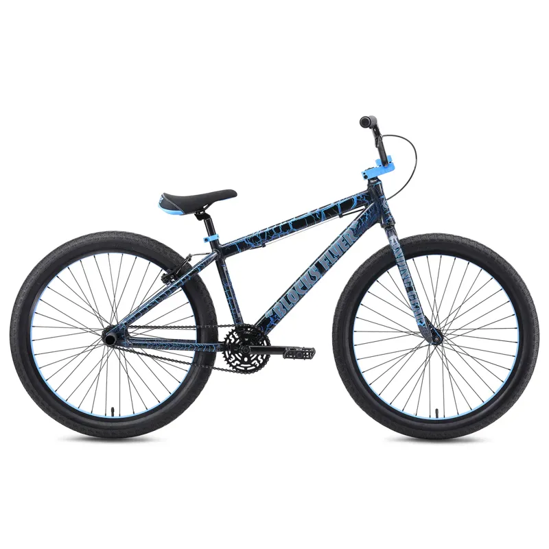 Blocks Flyer Blue Crackle 26 inch wheel-2