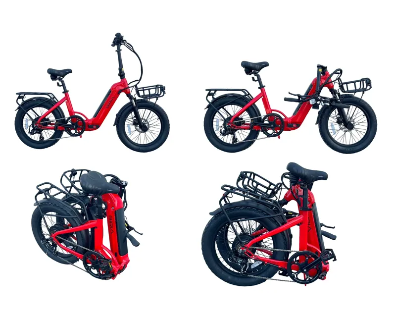 Biria ST Max Folding Blue - Pedal Assist-1