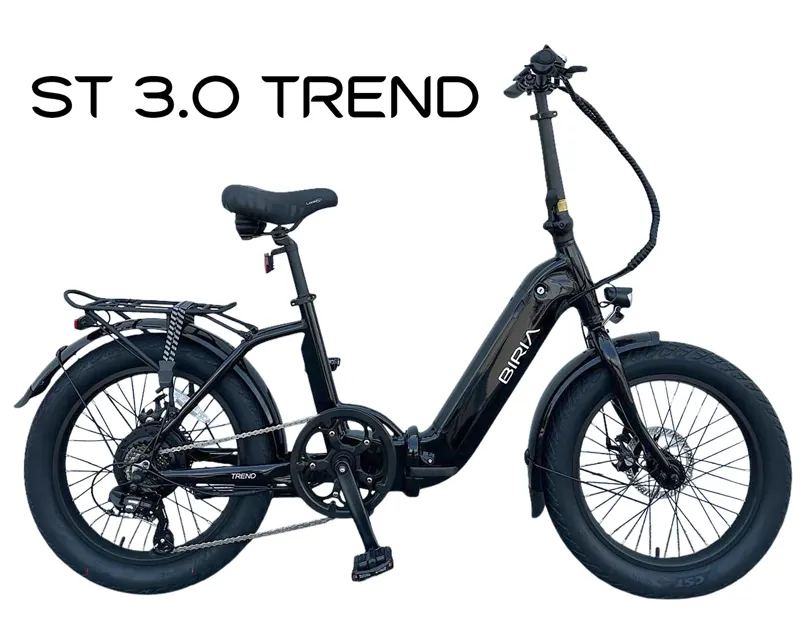 Biria ST 3.0-TREND Folding Step Through Pedal Assist Black
