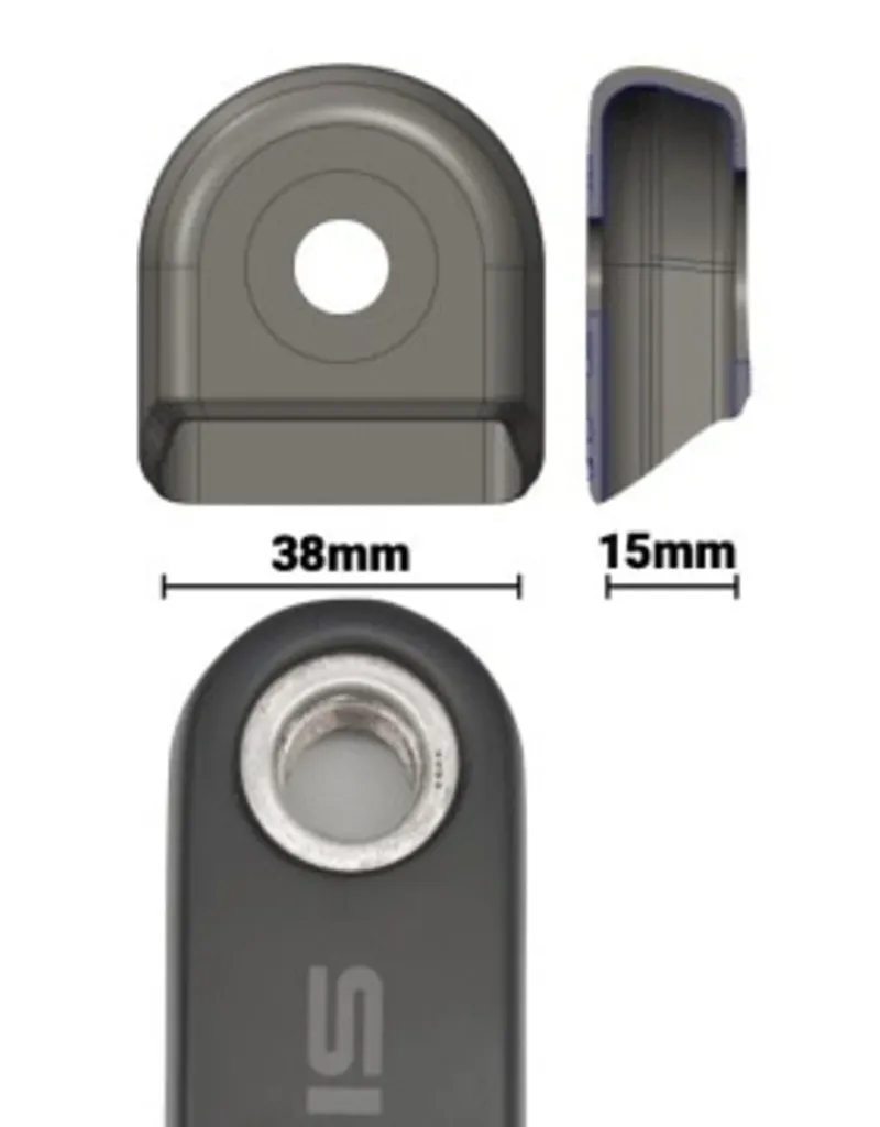 Praxis Works Lyft Bosch/Yamaha Carbon Crank Boots in Black-1