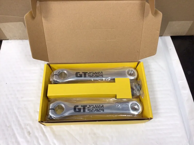 GT Power Series Alloy Crank Set Polished 175 22mm-2