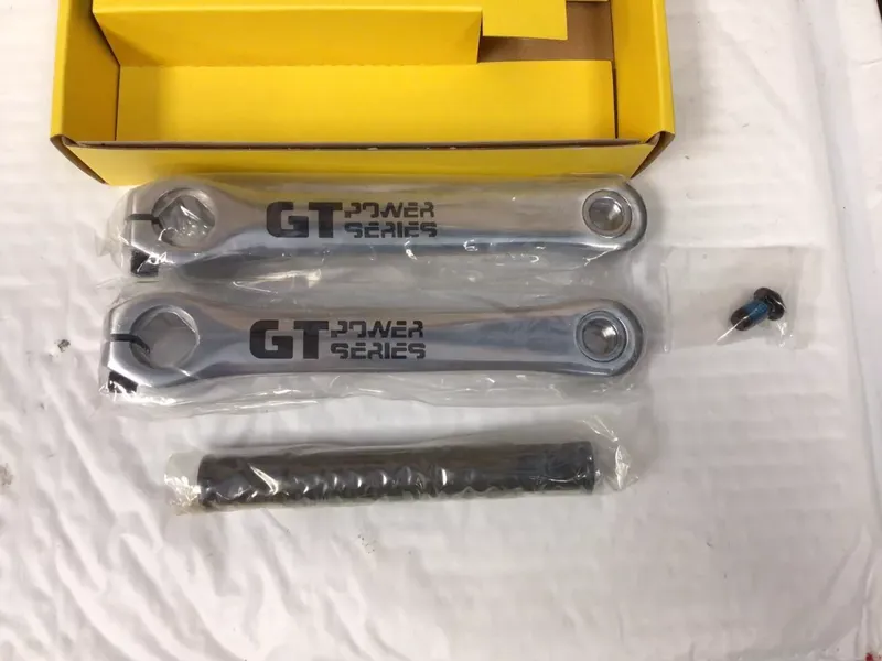 GT Power Series Alloy Crank Set Polished 175 22mm-1