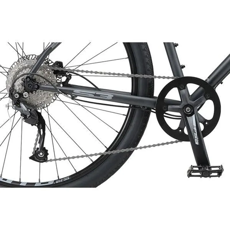 Jamis Sequel S3 17 inch Charcoal Mens hybrid bicycle-2