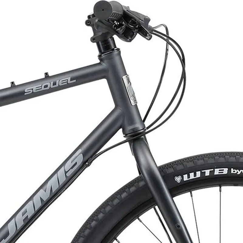 Jamis Sequel S3 17 inch Charcoal Mens hybrid bicycle-1
