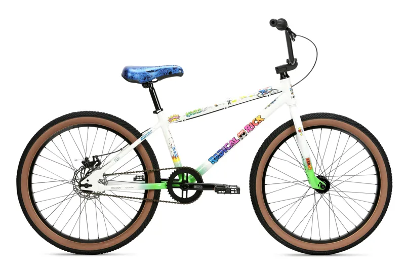 Haro Radical Rick 24 Inch BMX Wheelie Bike White
