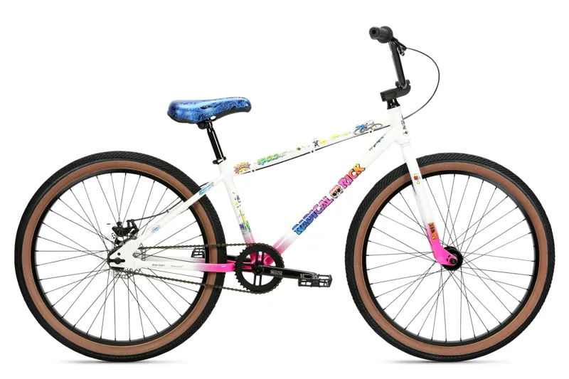 Haro Radical Rick 26 Inch wheel White Wheelie Bike