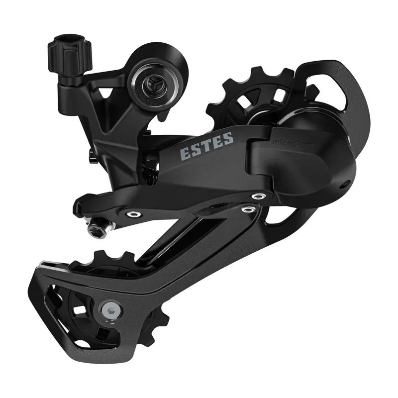 Microshift Estes 7/8/9-sp. MC 28-32/11-14t Max/Min Rear Der. in Black