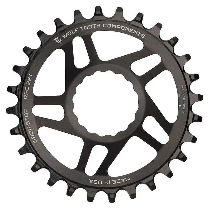 Wolf Tooth Direct Mount Chainring - 30t RaceFace/Easton CINCH Direct Mount Drop-Stop 6mm Offset Black