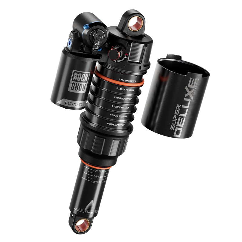 Rock Shox Super Deluxe Ultimate RC2T Shock 205x65mm Trunnion in Black-4