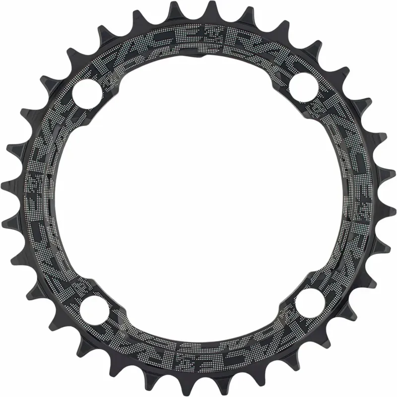 RaceFace Narrow Wide Chainring: 104mm BCD 36t Black