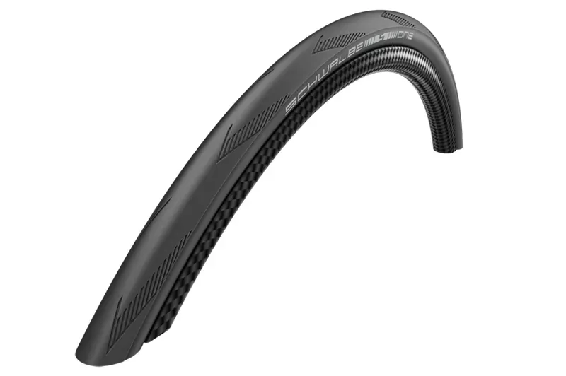 Schwalbe One Tire - 700 X 25 Tubeless Folding Black Performance Line RaceGuard Addix E- 25 Black 700 x 25
