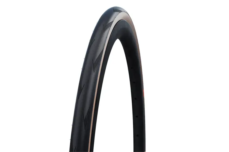 Schwalbe Pro One Tire - 700 X 28 Tubeless Folding Black/Transparent Evolution Super Race Addix Race V- Guard Black/Transparent 700 x 28
