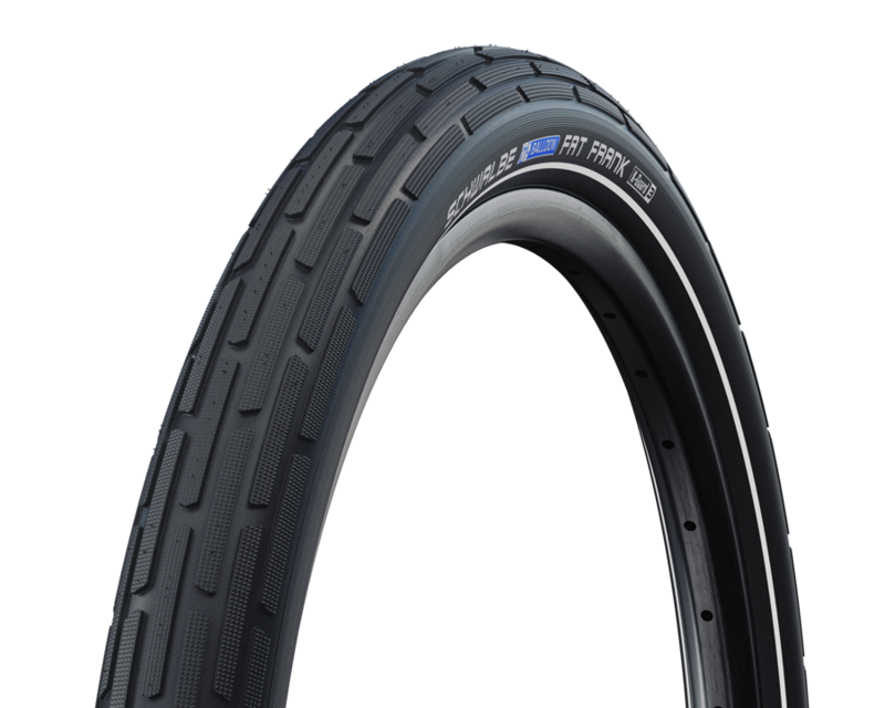 Schwalbe Fat Frank Tire - 29 X 2 Clincher Wire Active Line K-Guard Liteskin Black/ Reflective Black 29 x 2