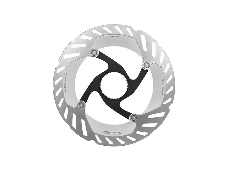 Shimano GRX RT-CL800 S Disc Brake Rotor With Lockring - 160mm CenterLock Silver 160