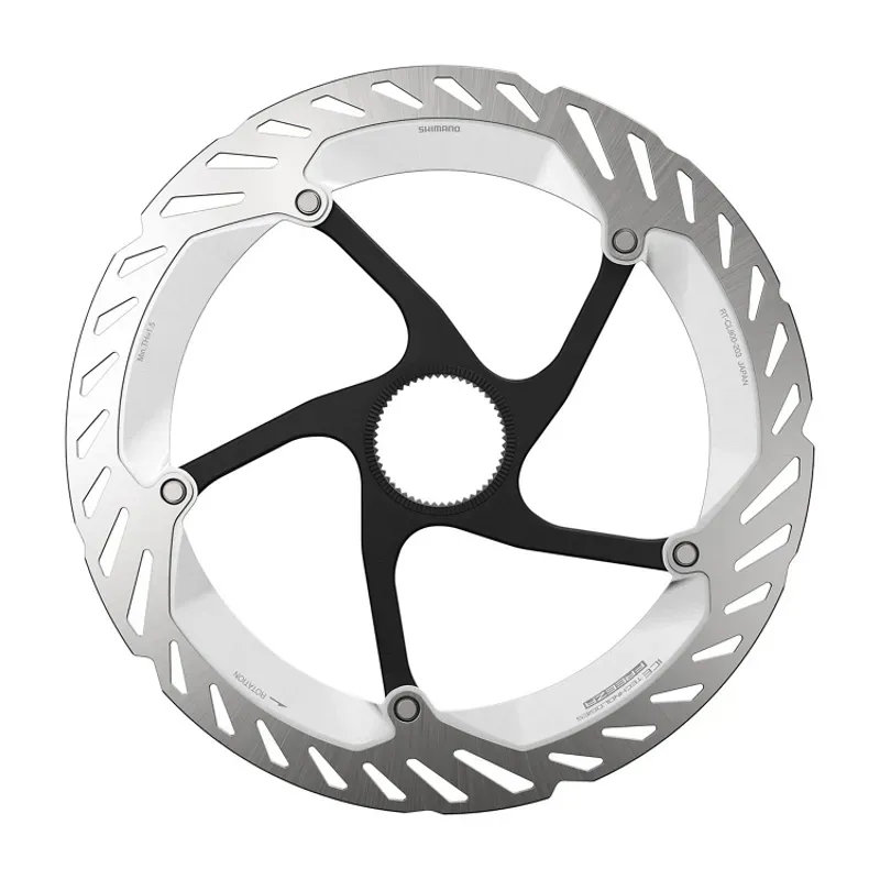 Shimano GRX RT-CL800 S Disc Brake Rotor With Lockring - 160mm CenterLock Silver 160-4