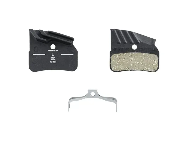 Shimano N03A-RF Resin Finned Disk Brake Pads in Black