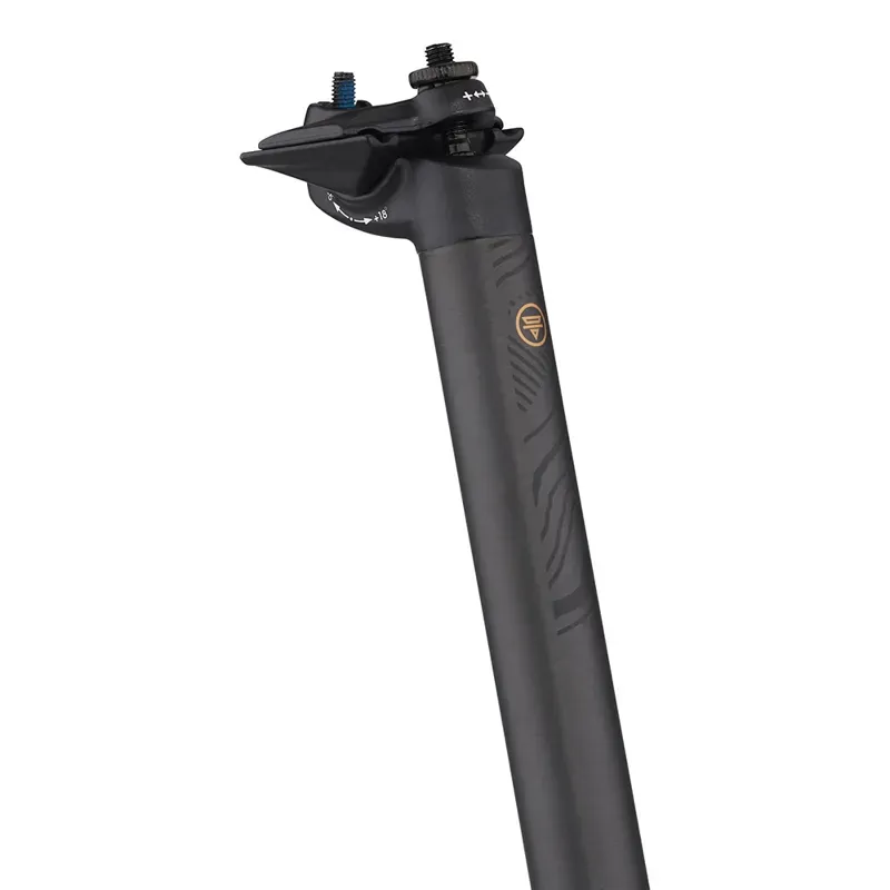 Teravail Stratum Carbon Seatpost - 27.2 X 400mm 18mm Offset Black Carbon