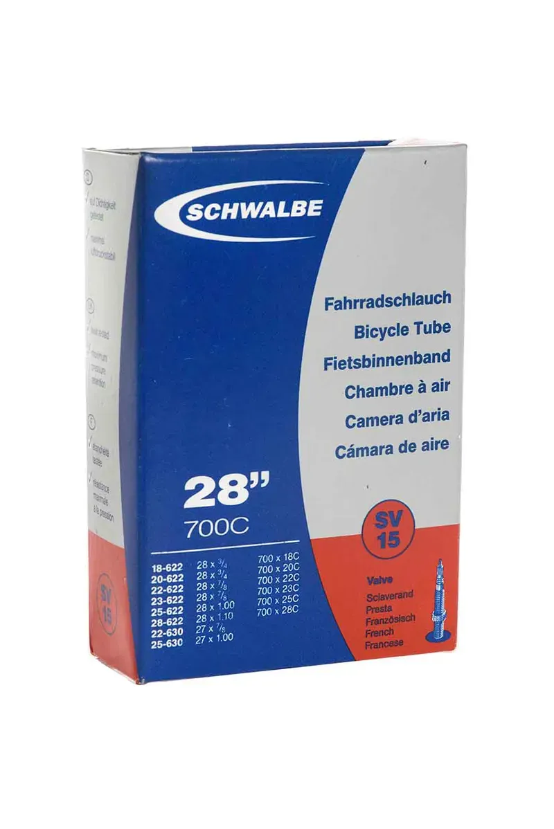 Schwalbe Standard Tube - 27.5 X 2.1 - 3 40mm Presta Valve 27.5 x 2.1 - 3