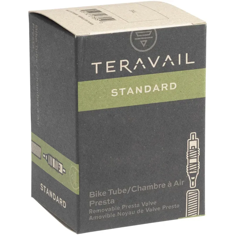 Teravail Presta Valve 20 x 1-1/8-1-3/8 60mm Standard Tube in Black