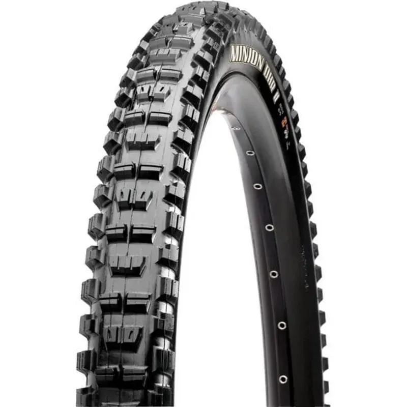 Maxxis Minion DHR II Tire - 27.5 X 2.4 Tubeless Folding Black 3C MaxxTerra EXO+ Wide Trail Black 27.5 x 2.40