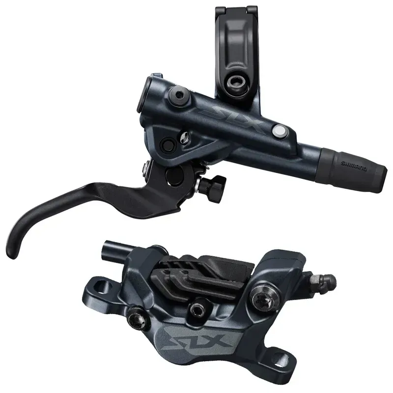 Shimano BR-M7120 SLX 4-piston Right Hand Disk Brake Set in Black
