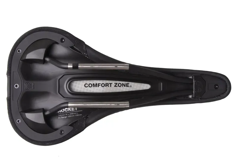 WTB Rocket Fusion Form Medium Stainless Steel Saddle in Black-6